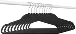 Premium True Heavyweight Velvet Hangers, 50, Black