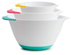 KUKPO Mixing Bowls – 3 piece set Includes 1.8 Qt, 3.6 Qt, 6.5 Qt, Easy Grip Handle With Non - Skid Bottom