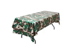 Pack of 6 Camouflage Plastic Tablecover Camo Tablecloth - 54" x 108"