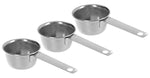 3Pc COFFEE MEASURING SCOOP 1/8 CUP Stainless Steel