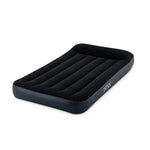 Intex Pillow Rest Classic Airbed with Built-in Pillow and Electric Pump, Twin