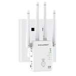 GALAWAY 1200Mbps WiFi Range Extender 2.4GHz and 5GHz Signal Extenders Internet Booster 360 Degree  Wifi Booster Signal Amplifier with 4 Antennas