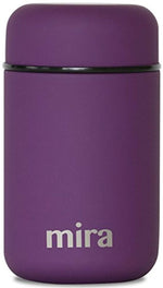 MIRA Lunch, Food Jar, Vacuum Insulated Stainless Steel Lunch Thermos, 13.5 Oz, Purple