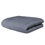 Weighted Idea Weighted Blanket | 15 lbs | 60" x 80" | Premium 100% Cotton Fabric | Dark Grey | Fit Queen Sized Bed | for Adult Man and Women