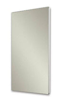 Jensen 1035P24WHG Cove Single-Door Recessed Mount Frameless Medicine Cabinet, 14 by 24-Inch