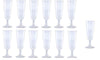 140 pc Clear Plastic Classicware Glass Like Champagne Wedding Parties Toasting Flutes Party Cocktail Cups