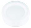 Dart 9PWQR 9 in White Laminated Foam Plate (Case of 500)