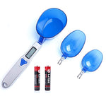 Spoon Scale - Digital Scale Spoon LCD Display Kitchen Spoon Scale 500g/0.1g Electronic Measuring Spoon Scales with 3 Detachable Weighing Spoons (Battery Included)