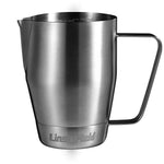 LinsnField 32oz Professional Milk Steaming Pitcher - NSF Approved Heavy Duty 304 Stainless Steel Milk Frothing Pitcher - Perfect Size Milk Jug for Baristas, 1000ml