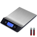 Food Scale Geryon Kitchen Cooking Scale, Multifunction & Electric, Food Weighing Used for Weed, Meat, Coffee, Baking -- Stainless Steel