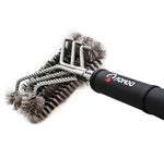 RONDO Grill Brush, 3 BBQ Brushes in 1, Wire Stainless Steel Barbecue Grill Cleaning Brush