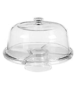 Jumbl Multifunction Cake-and-Dessert Serving Stand Bowl with Dome Lid