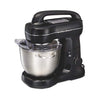 Hamilton Beach 63391 Stand Mixer, 7 Speeds with Whisk, Dough Hook, Flat Beater Attachments, 4 Quart, Black