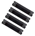 Replace parts 4-Pack Porcelain Steel Heat Plate Replacement for Select Grill Master and Uberhaus Gas Grill Models(Dimensions: 14 9/16" x 3 3/8")