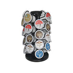 K -32 Cup Carousel,Coffee Pod Holder Carousel Holds 32 Single Cup Coffee Pods in Matte Black