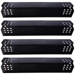 Votenli P9737A (4-Pack) Porcelain Steel Heat Plate, Heat Shield, Heat Tent, Burner Cover, Vaporizor Bar Replacement for Select Grill Master 720-0697, 720-0737 and Uberhaus(14 9/16 x 3 3/8)