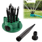 QHGC Yard Sprinkler,Lawn Sprinkler Garden Hose Sprinklers,Adjustable Sprinkler Head,360° Injection