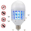 Bug Zapper Light Bulb 2 in 1 Pest Repellent, Mosquito Killer Lamp, Fly Killer, Electronic Insect Light Trap for Home Indoor Outdoor Porch Patio Garden White