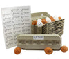 Egg Cartons (18-Pack); Each for One Dozen, Eco-friendly Recycled Material Biodegradable 12-count Egg Cartons w/Labels