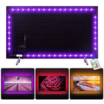 Nicewell TV LED Backlight - USB Led Strip Lights Dimmable for 32/40/50/60 Inches HDTV Bias Lightning with 16 Colors RF Wireless Remote, Strong Adhesive
