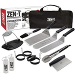 ZEN-T - 14 Piece Grill Griddle BBQ Tool Kit - Heavy Duty Professional Grade Stainless Steel BBQ Tools - Perfect Grilling Utensils for All Your Grilling Needs - Outdoor and Indoor BBQ