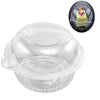 50 Pack Clear Plastic Single Individual Cupcake Muffin Dome Holders Cases Boxes Cups Pods by Cakes of Eden