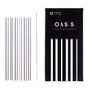 OASIS Premium Straight Glass Straws Set - 6 Pack, 9" x 10mm