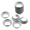 Tosnail 50pcs Egg Tart Aluminum Cupcake Cake Cookie Mold Tin Baking Tool Baking Cups