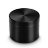 2.5 Inch Spice Herb Grinder, Siasky 4 Piece Manual Grinders with Pollen Catcher, Premium Anodized Aluminum Herb Grinder with Diamond Shaped Teeth, Elegant Black