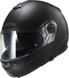 LS2 Helmets Strobe Solid Modular Motorcycle Helmet with Sunshield (Gunmetal, XX-Large)