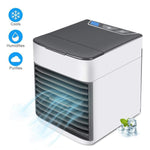 USB Mini Air Conditioner Cooler, Humidifiers, Purifier 3 in 1 Evaporative Cooler Portable Mini Size Table Fan