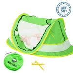 Wayfinder TravelTot, Baby Travel Tent Portable Baby Travel Bed Indoor & Outdoor Travel Crib Baby Beach Tent UPF 50+ UV Protection w/Mosquito Net and 2 Pegs