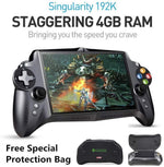 New JXD S192K 7 inch IPS screen 4GB+64GB quad core tablet pc gamepad android game console 10000mAh battery bluetooth support Google Store andriod game/pc game/18 simulators game support button mapping