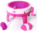 Round Loom Set,Knitting Board Rotating Double Knit Loom,Needles Knitting Machine Weaving Loom Kit for Adults/ Kids