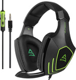 MODOHE G830 Gaming Headset 3.5 mm Wired Over Ear,with Microphone Noise Cancelling Gaming Headphones for Xbox 360/PC/PS4/PS4 PRO/Xbox One/Xbox One S,etc(Black)