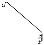 Gray Bunny GB-6819 Heavy Duty Deck Hook, 37 Inch Pole, 2 Inch Non-Slip Clamp, with 360 Degree Swivel, for Bird Feeders, Planters, Suet Baskets, Lanterns, Wind Chimes and More