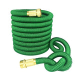 Greenbest 2016 New 50' Expanding Garden Hose, Ultimate Expandable Garden Hose, Solid Brass Connector Fittings, Green