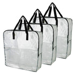 IKEA DIMPA 3 pcs Extra Large Storage Bag, Clear Heavy Duty Bags, Moth Moisture Protection Storage Bags