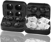 2 Pack 3D Silicone Skull Mold Ice Cube Mold, Onidoor Creative Candy Sugar Chocolate Mold Maker