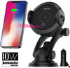 15W Fast Wireless Car Charger Mount - Qi Wireless Charger Car Holder with Infrared Auto-Clamping.Windshield/Air Vent Phone Holder.Quick Charging for iPhone 11/Pro/MAX/XS/XR/X/8/Plus Samsung Galaxy S10