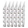 Tebery 30 Pcs Lady lock forms,Stainless Steel Pastry Cream Horn Molds,Free Standing Cone Shape