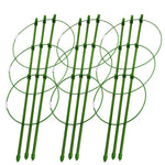 Sunnyglade Plant Support Cages 18 Inches Plant Cages with 3 Adjustable Rings, Pack of 3 (18")