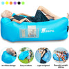 Inflatable Lounger Air Sofa Pouch Inflatable Couch Air Chair Hammock with Pillow Portable Waterproof Anti-Air Leaking for Outdoor Camping Hiking Travel Pool Beach Picnic Backyard Lakeside Christmas