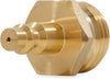 Camco Heavy Duty Brass Blow Out Plug - Helps Clear the Water Lines in Your RV During Winterization and Dewinterization (36153)