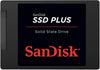 SanDisk SSD PLUS 1TB Internal SSD - SATA III 6 Gb/s, 2.5"/7mm, Up to 535 MB/s - SDSSDA-1T00-G26