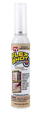 Flex Shot Rubber Adhesive Sealant Caulk, Black