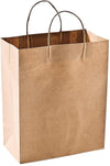 Green Direct Reusable Brown Paper Shopping Bags - Grocery Bags Pack of 50