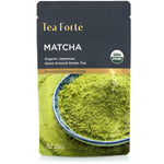 Tea Forte Organic Matcha Green Tea, Stone Ground Culinary Grade Green Tea Matcha (Matcha Sampler)