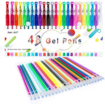 Color Gel Pens for Kid Adult Coloring Books, 24 Colors Gel Art Markers Fine Point Pen with 24 Refills for School Office Art Suppliers by Aen Art