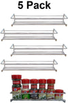 Premium Presents 5 Pack. Wall Mount Spice Rack Organizer for Cabinet. Spice Shelf. Seasoning Organizer. Pantry Door Organizer. Spice Storage. 12 x 3 x 3 inches Brand